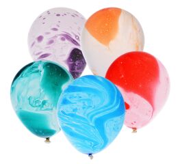 Balónky mramorové 5 ks